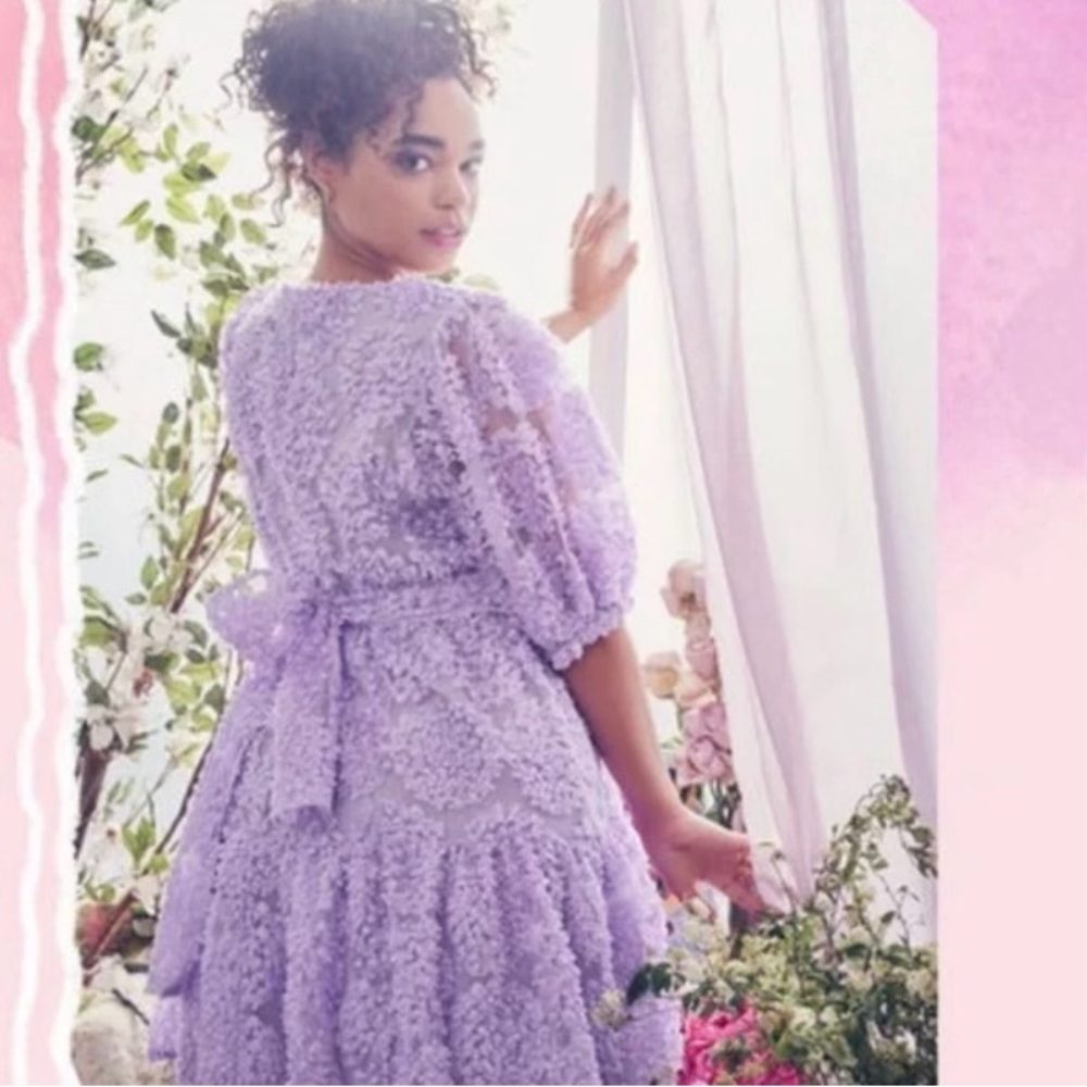 COPY - COPY - Eloquii Lavender Mini Party Dress 26w